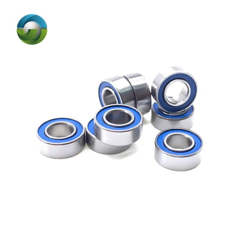 MR84RS Bearing 10PCS 4x8x3 mm ABEC-7 Hobby Electric RC Car Truck MR84 RS 2RS Ball Bearings MR84-2RS Blue Sealed - Image 2