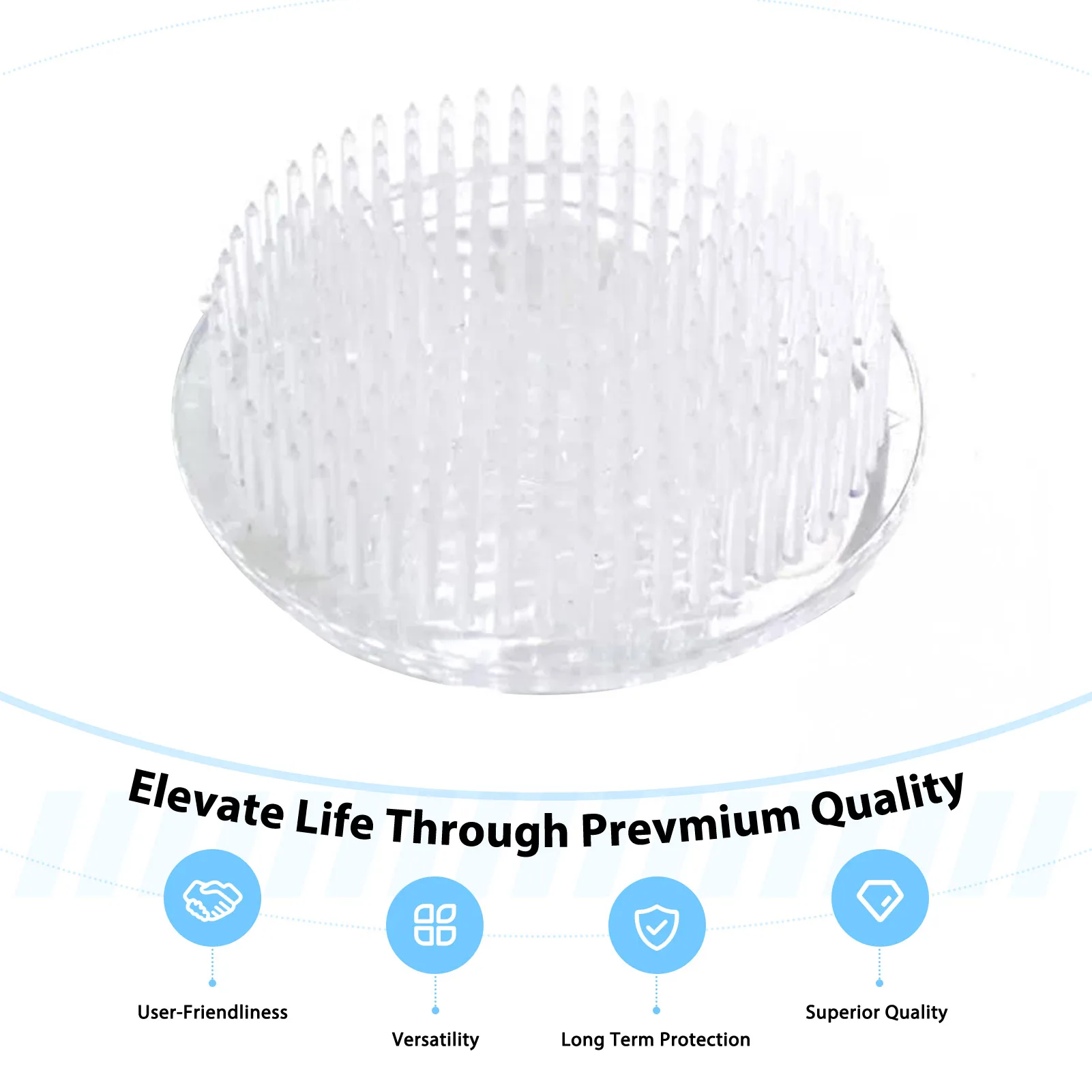 1pc Flower Holder Plastic Kenzan Base for Home Decor DIY Floral Arrangement Suction Cup Stable Ikebana Tool Durable