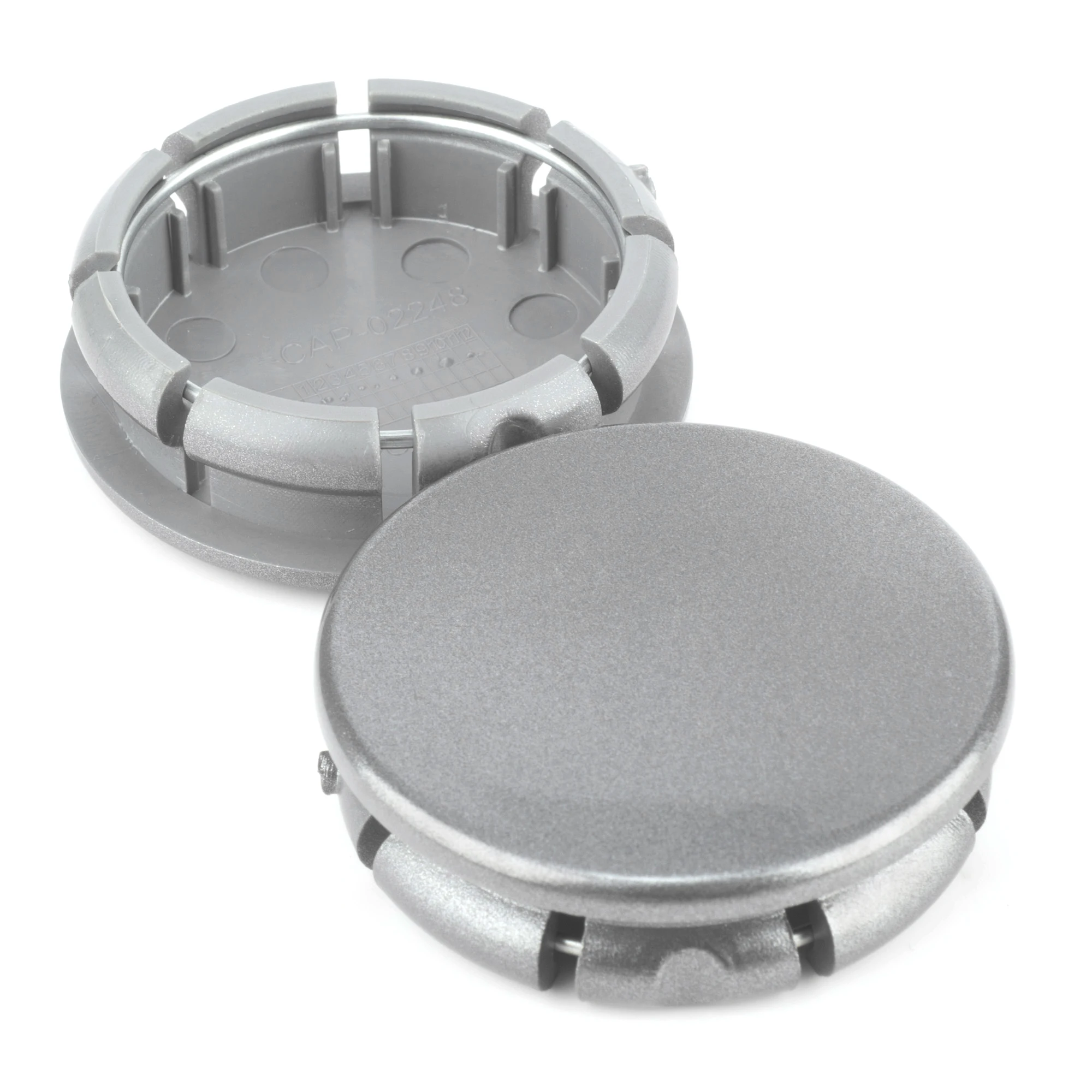 1pc 53mm 51mm Wheel Hub Caps For Rim Center Cover Styling Refits 8 Clip No Logo Gun Grey Auto Accessroies ABS Plastic