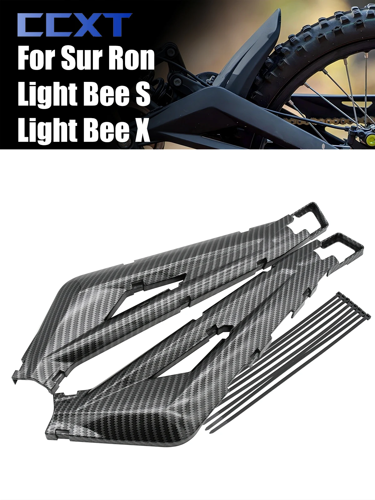 AliExpress NONE Electric Bicycle Motorcycle Rear Swingarm Protector Guard For Sur-Ron Sur Ron Surron Light Bee S/X Electric Motocross Parts