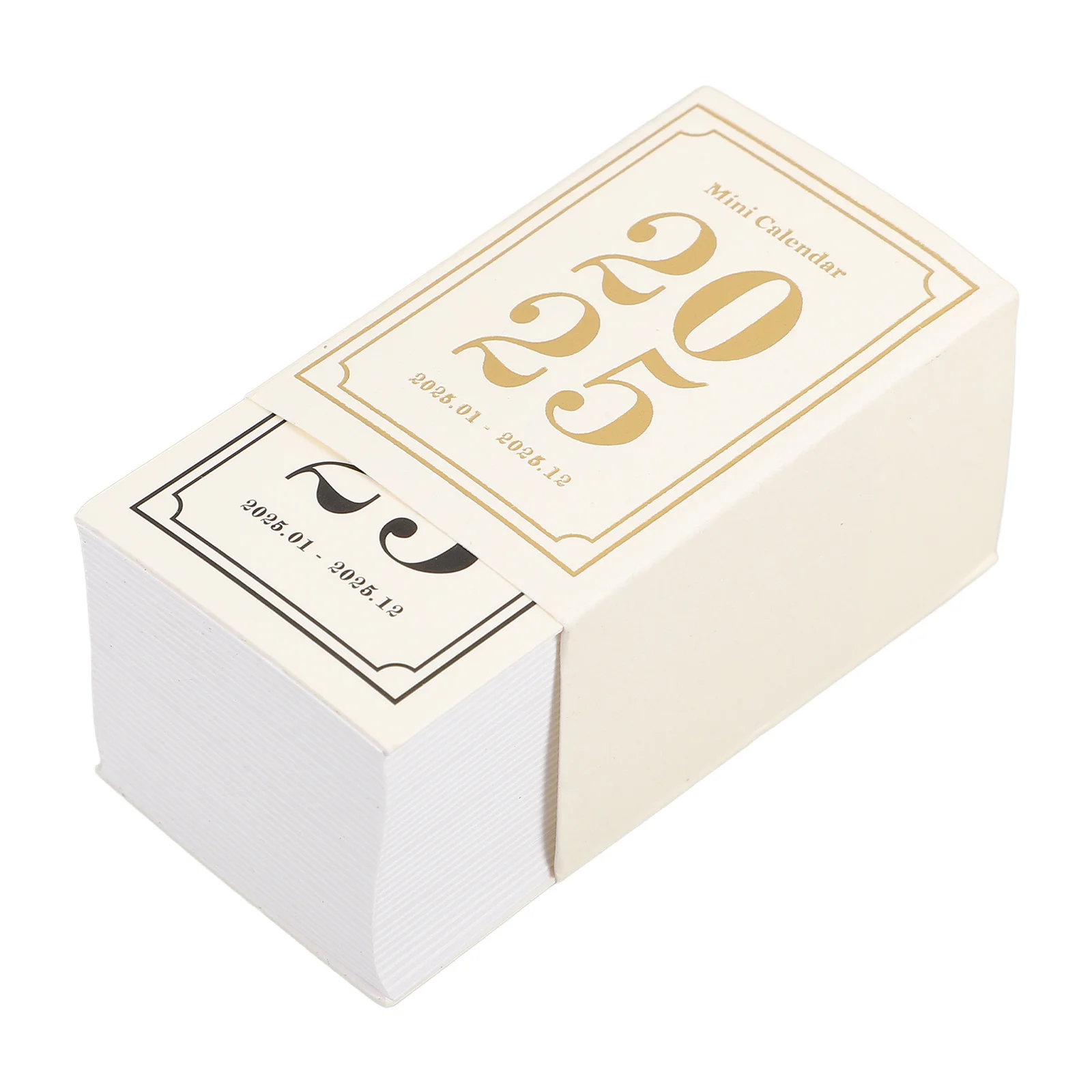 Mini Desktop Household Paper 2025 Home 2025 Mini Desk Small Vintage Desk Calendar Office Decor Time Planning Calendar