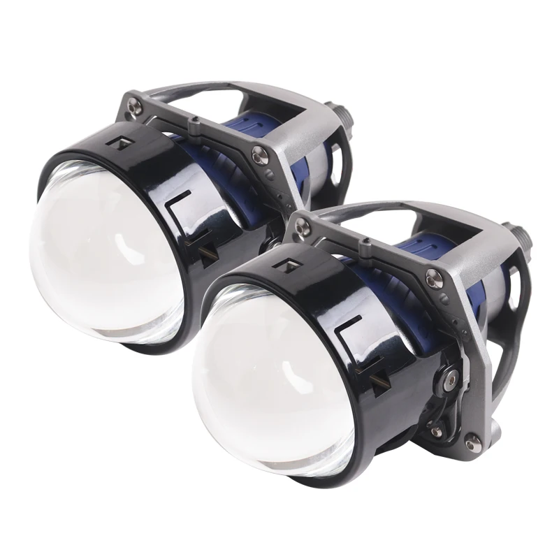 AF02 Afs Car Headlight Retrofit Kit Bulb Bi-led Projector Lens For Universal Car Fit for projector lens headlight