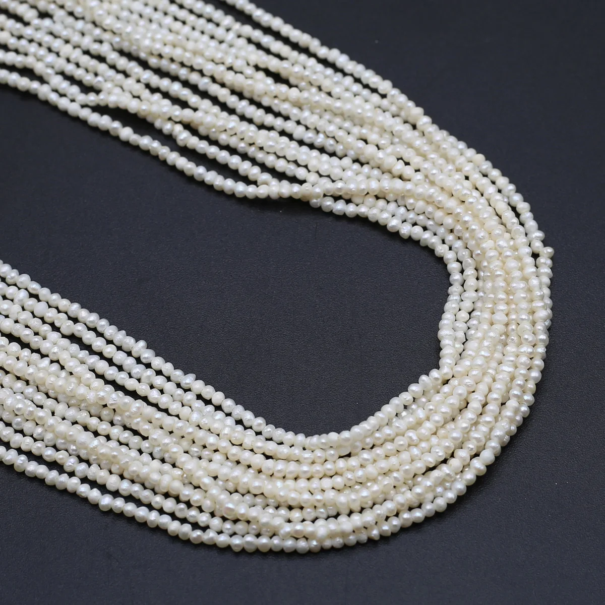 Natural Freshwater Pearl Beads Mini Seed for DIY Jewelry Making - Suitable for Bracelets And Necklaces