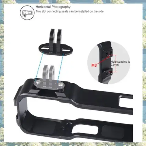 Nytt - För Insta360 One RS 1-tums aluminiumbur med vertikal ram, multifunktionell fall- och kollisionssäker metallram 10 best sales Insta360 One RS 1 tum - №10