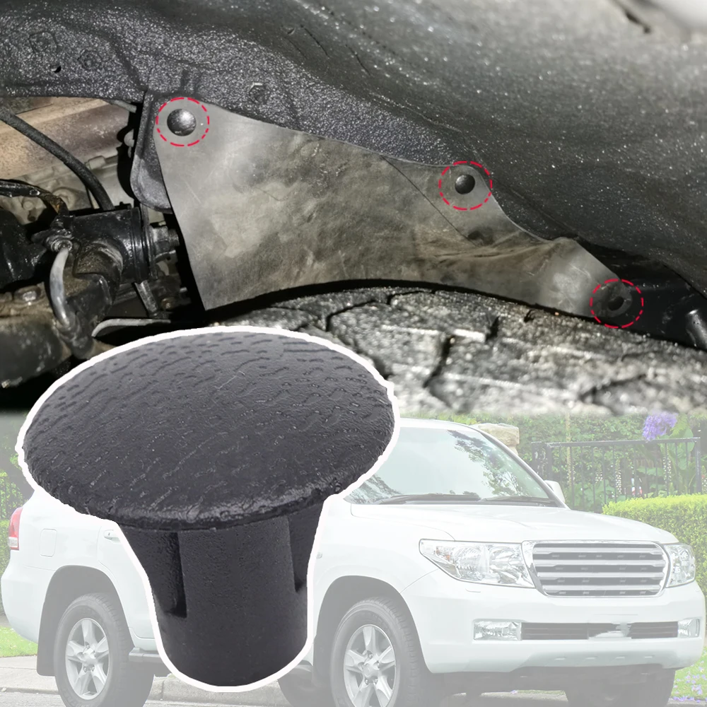 

Car Mud Flap Splash Guards Clip Fender Apron Liner Pins Rivet Trim For Toyota Land Cruiser J200 J100 1998 - 2018 Lexus LX 570