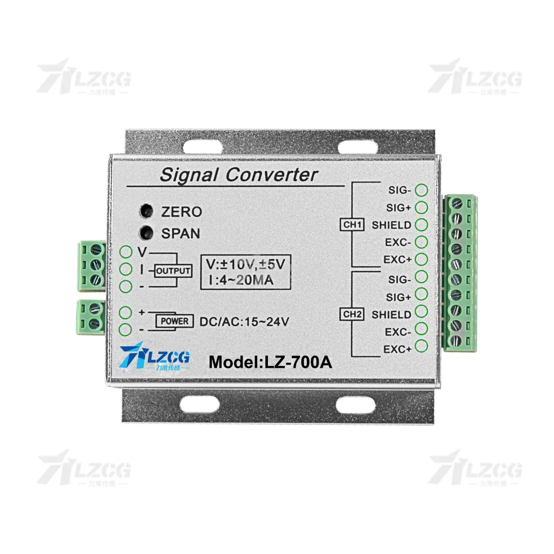 

0~ 10V force level transmitter LZ-700A force measurement signal conversion aluminum alloy shell 4~ 20mA amplifier signal