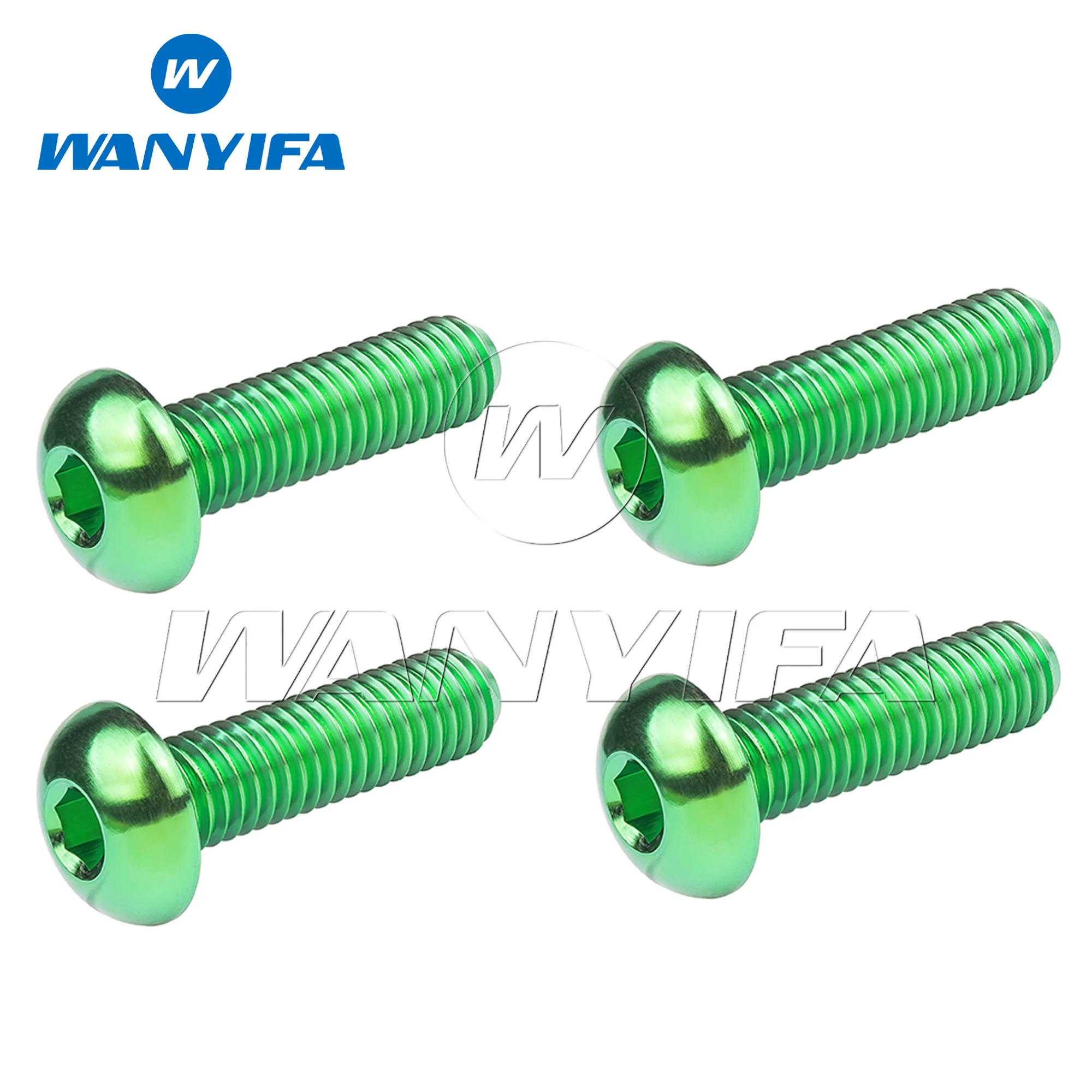 Wanyifa Titanium Bolts M5x8/10/12/15/18/20/25/30mm Water Bottle Cage Bottle Holder Bolt Screw 4pcs