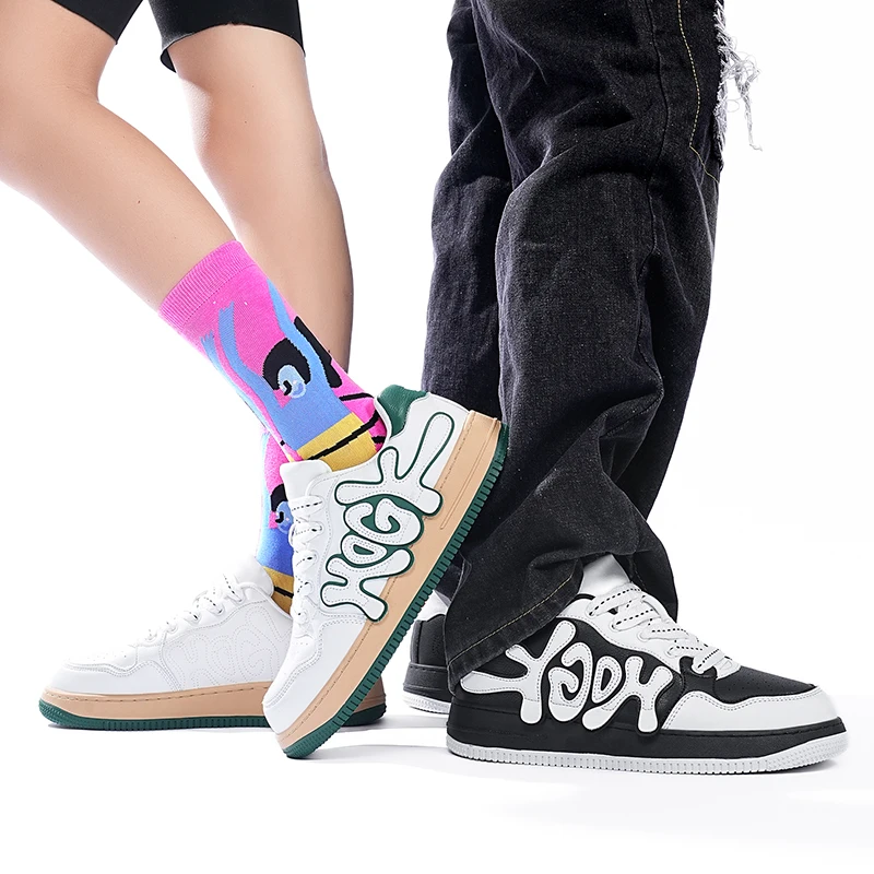 Spring Men's Shoes And Women Tennis Retro Star Punk Hip Hop Skateboard Shoes Fashion Men Sneakers Couple Outdoor Casual Shoes