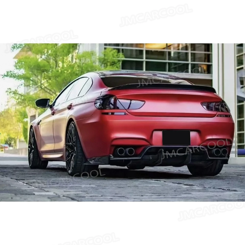 

Dry Carbon Fiber Rear Diffuser Side Splitters Bodykits For BMW 6 Series F06 F12 F13 M6 2013-2019 Car Exterior Auto Tuning Parts