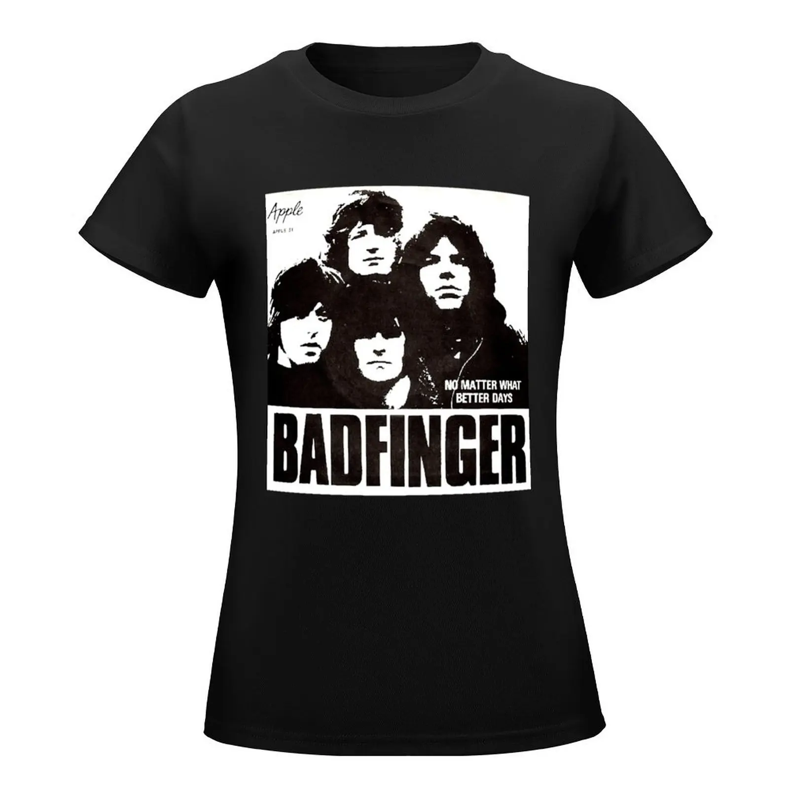 No Matter What, Power Pop, Classic Rock, 1970, Classic Alternative, Badfinger T-Shirt tops white t-shirt dress for Women sexy