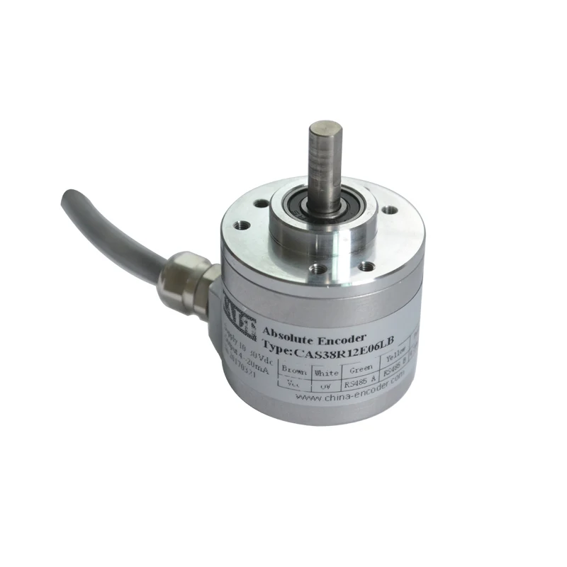 RS485 12-Bit 4096ppr CAS38R12E6R4B Rotary Encoder Incremental Shaft Encoder for CNC Machines