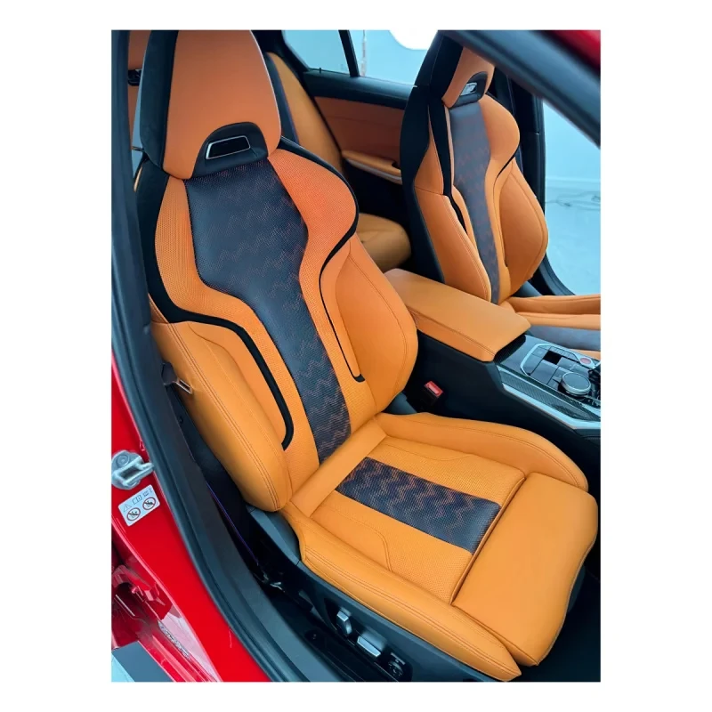 

Customized sport racing bucket seat for the driver's position upgraded automotive interior for BMW F30, F80, F10, M3, M5 X3