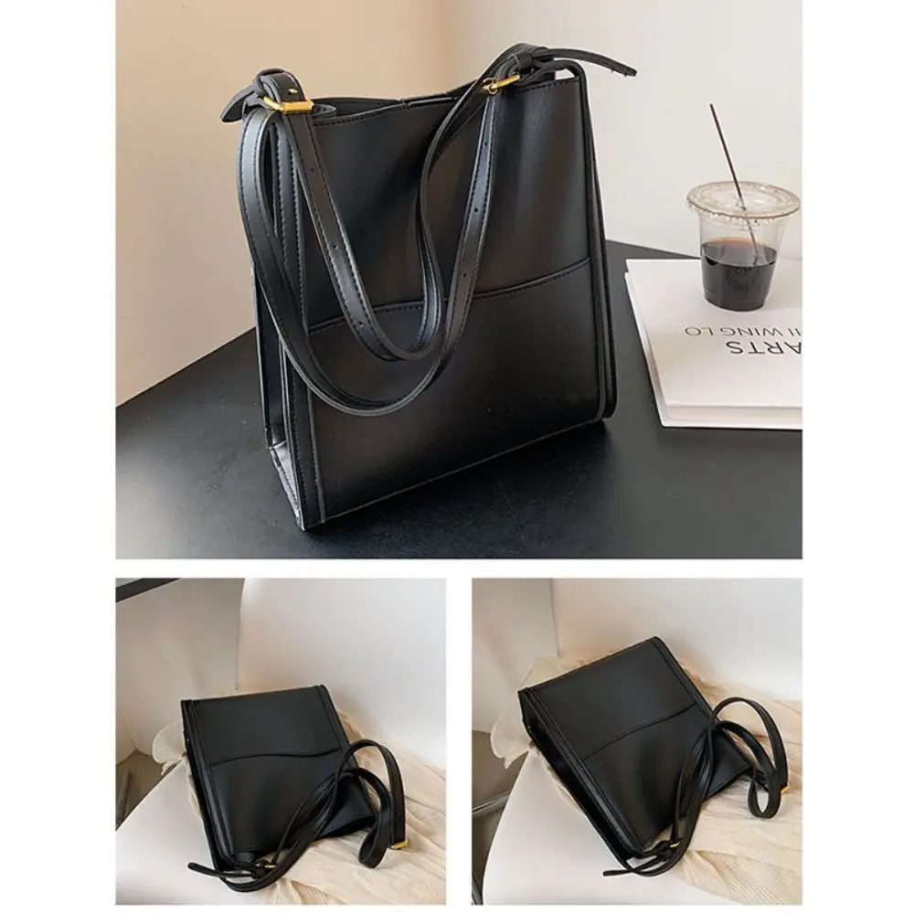 Bolsas de Ombro de Grande Capacidade para Mulher, Bolsa PU, Ferramenta de Armazenamento, Bolsa Crossbody, Presente Menina