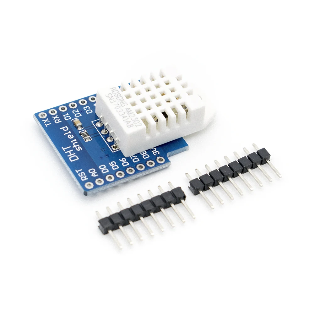 DHT Shield For Wemos D1 Mini DHT11 DHT22 Single-Bus Digital Temperature And Humidity Sensor Module With Matching Pins