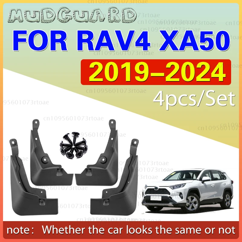 

For Toyota RAV4 XA50 2019-2024 2020 2021 2022 RAV 4 Hybrid Decorate Accessories Car Mud Flaps Mudguards Splash Guards Fender