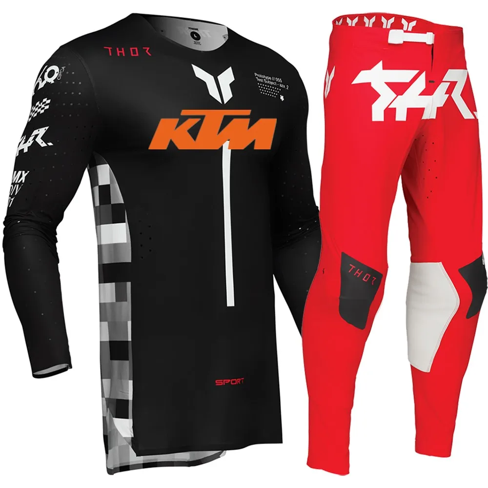 2025 Motorcycle KTM Gear Set Top Dirt Bike Off Road Jersey Set Moto Kit Enduro Motorcycle Power Wear Moto Combs