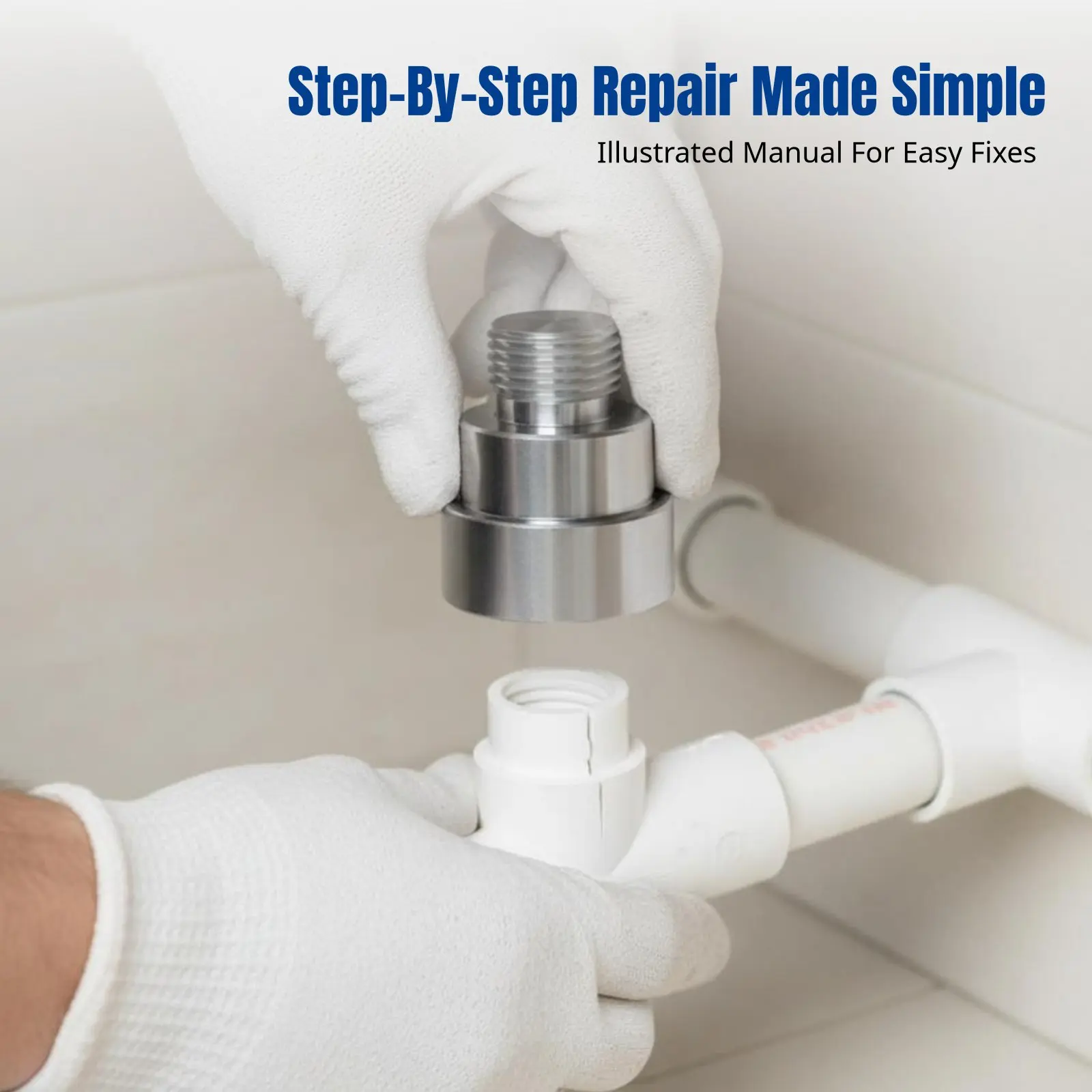 Picture 4: PPR Pipe Internal Thread Repair Tool, Thread Restorer, Crack Replacement, No Wall Damage