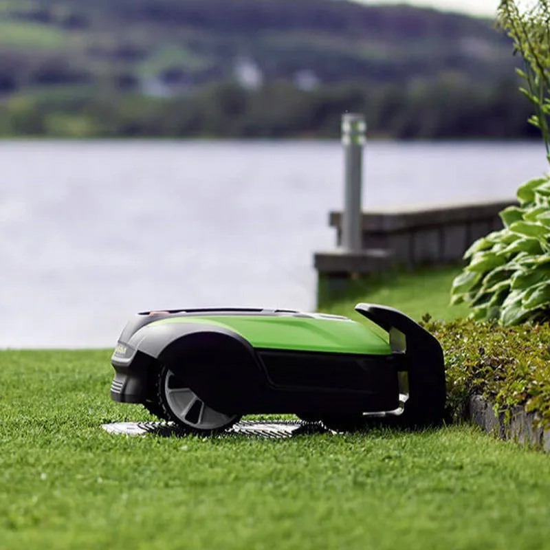 Autonomous Lawn Mowing Robot Robotic Grass Cutter with App Control Self Charging for Home Garden Lawn