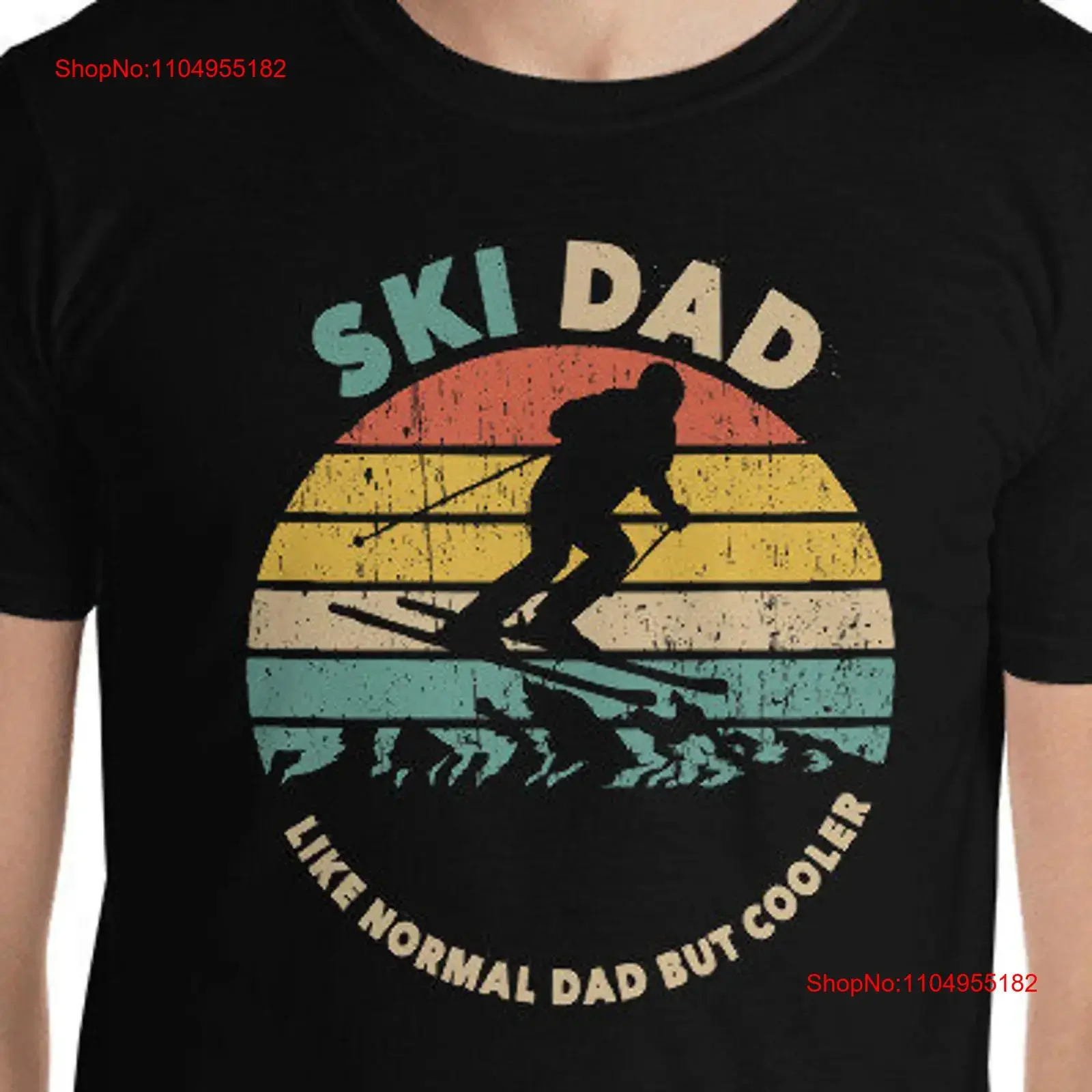 

Футболка в стиле ретро Ski Dad Definition для катания на лыжах, винтажная зимняя винтажная стильная футболка с рисунком, удобная уличная одежда