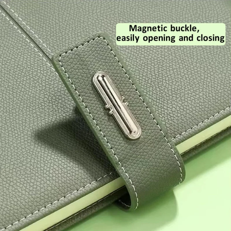 Vintage A5 Leather Notebook Soft Cover Writing Journal For Business Meetings College Life Office School Personalized Gift - view 4