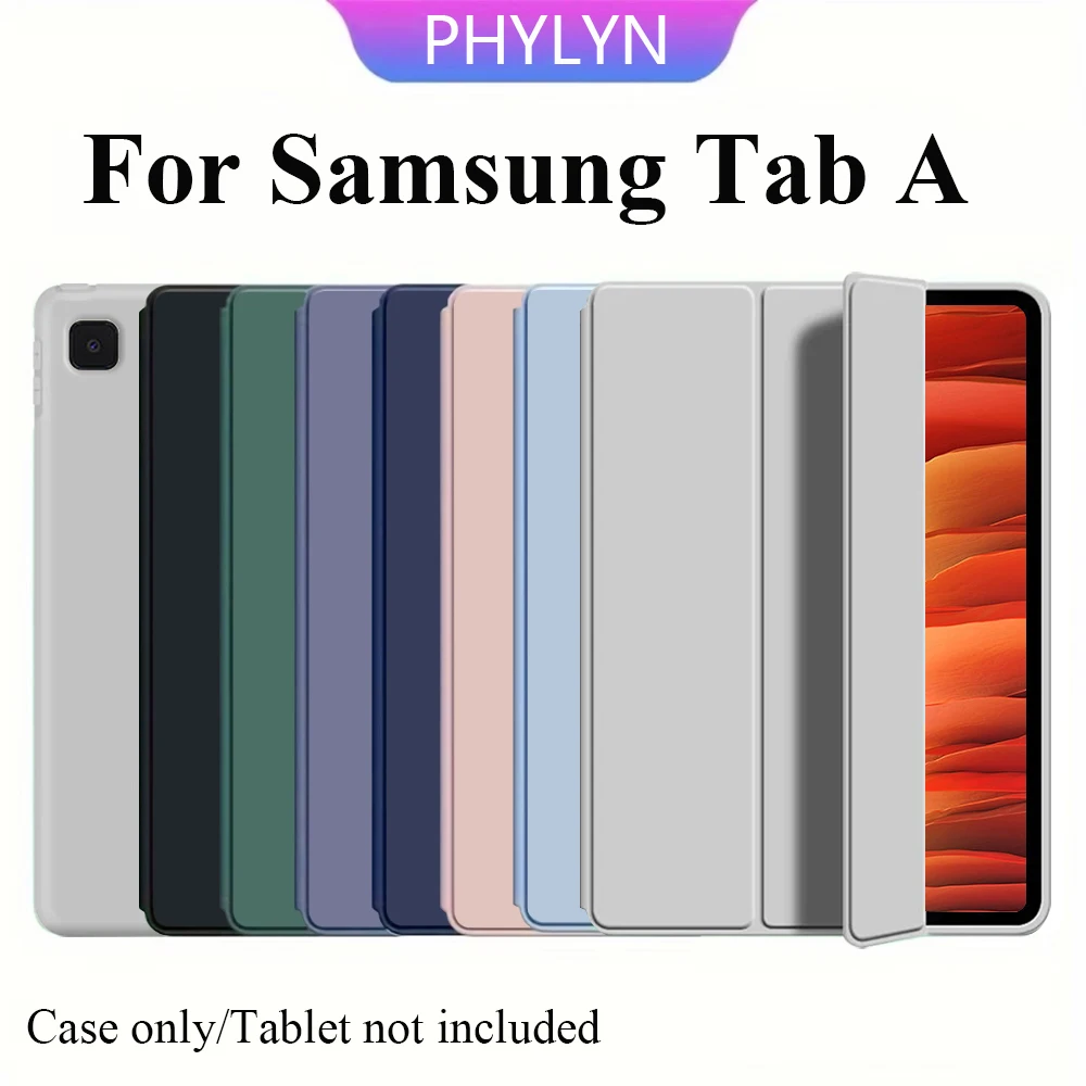 Capa para Samsung Galaxy Tab A9/A9+/A9 Plus/A11/A11 Plus/A7/A7 Lite/S6 Lite/S9 Plus, Capa Protetora Inteligente com Suporte Trifold Slim