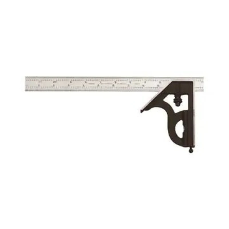 Angle ruler set 2-piece set 12 inches mouth right angle