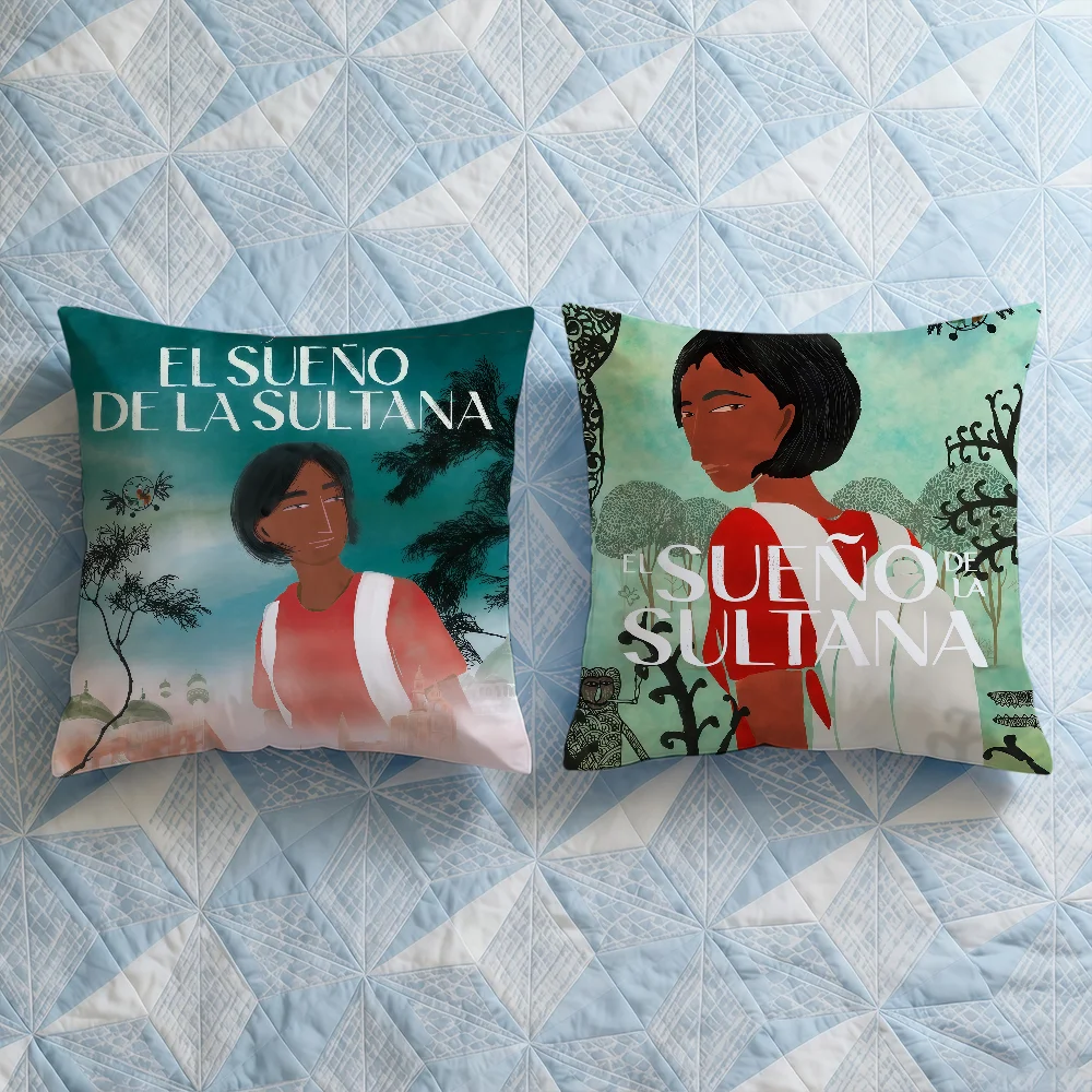 El Cushion Cover La Decorative Sultana De Throw Sueno Sultanas Pillow Modern Square Romantic Couch Sofa Dream Bed Car
