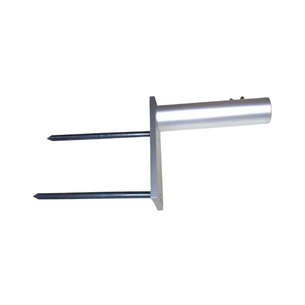 Spiral Ground Insert for Outdoor Umbrellas Canopies and Tents 32.5cm Robust Metal Construction Silver Sun Stand