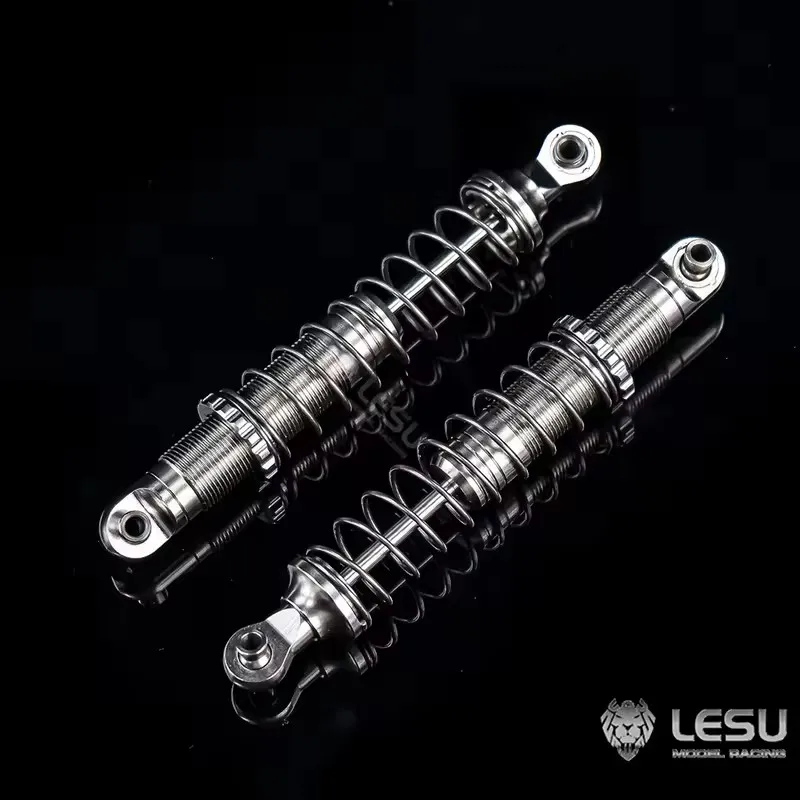 محاكاة TRX-4 امتصاص الصدمات الضغط التحكم عن بعد الفولاذ المقاوم للصدأ 80/90 مللي متر قابل للتعديل ل 1/10 Tamiya RC نموذج شاحنة قلابة #5