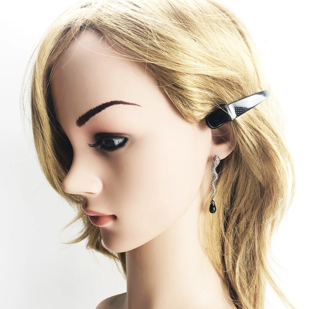 Schlangen- und Kristall-Tropfenohrringe, europäischer Stil, glamouröser modischer Goldschmuck für Frauen, Geschenk aus 925er Sterlingsilber, Super-Angebote – Detail 8