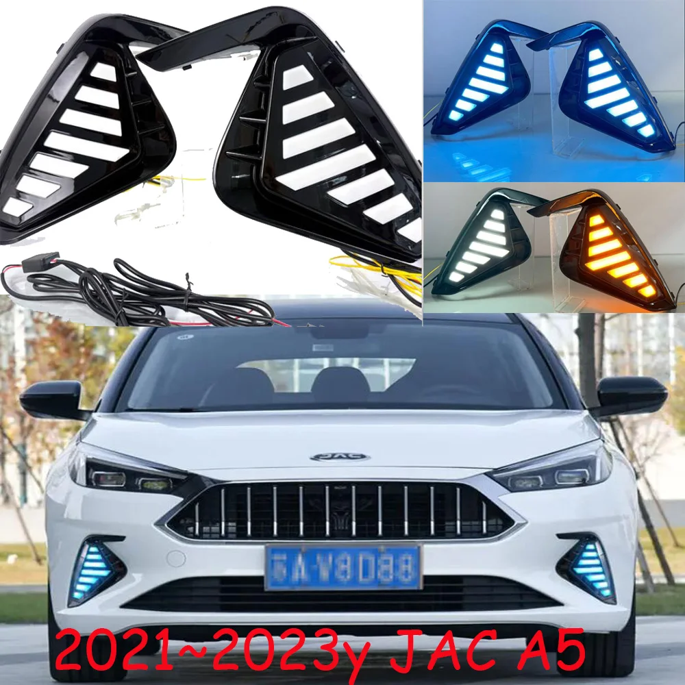 

Dynamic car bumper KMC headlight JAC A5 daytime light JMC JiaYue LED fog lamp headlamp accessories