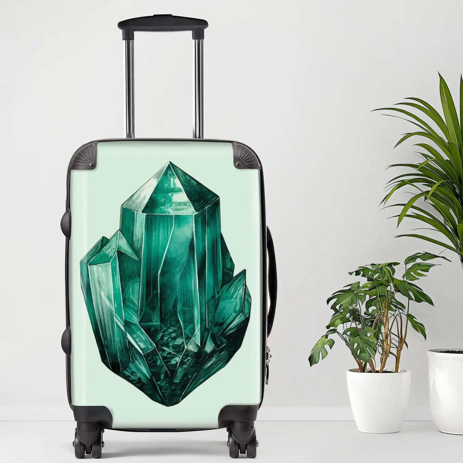 

Crystal14 Luggage, 20/24/28 Inch Luggage, Carry-On, Custom Luggage, Luggage Set, Suitcase, Travel, Vacation, Cabin Suitcase, Cus