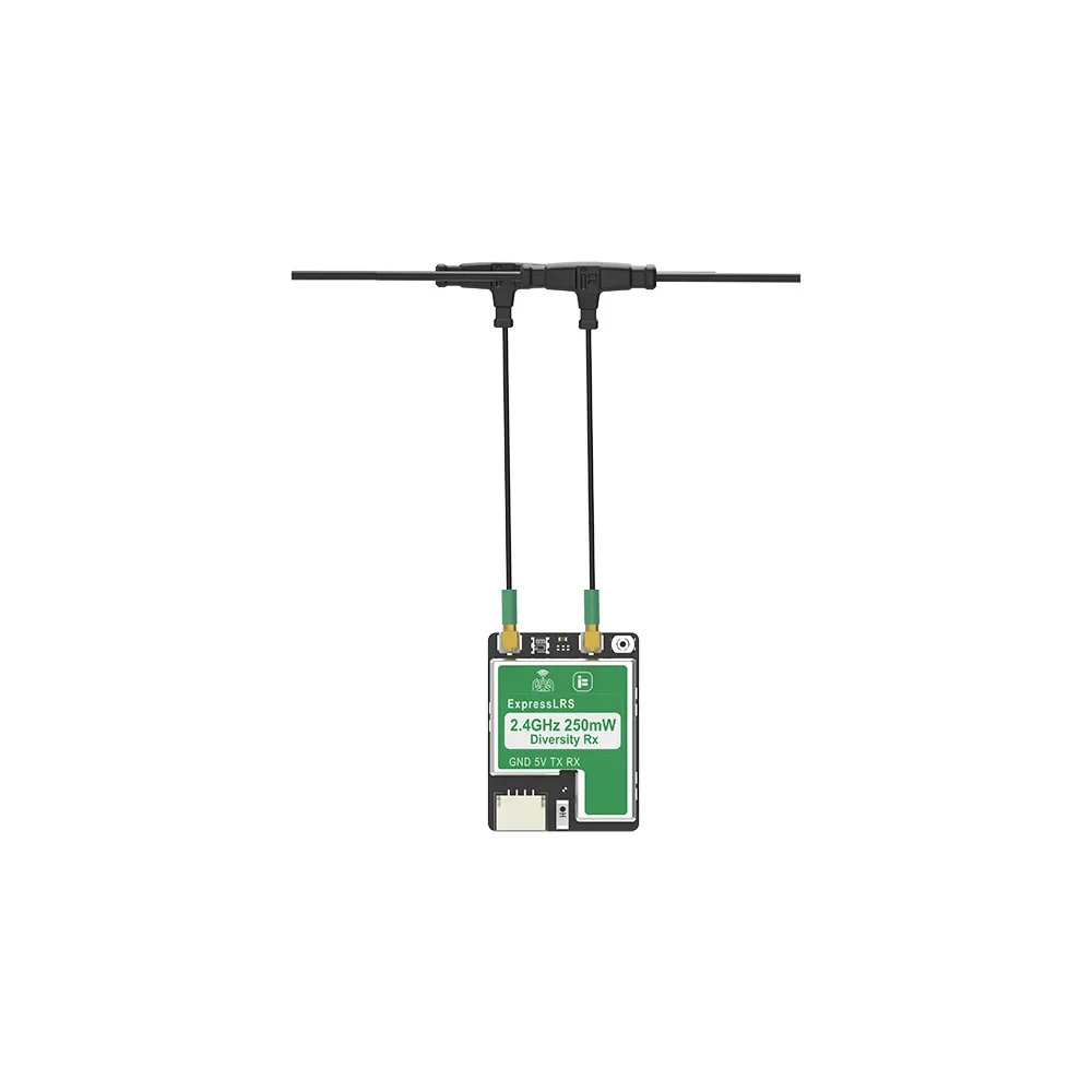 For ELRS 2.4GHz/915MHz Gemini True Diversity Dual Antenna Receiver RX Enhanced Reception Stable Control Link Long Range