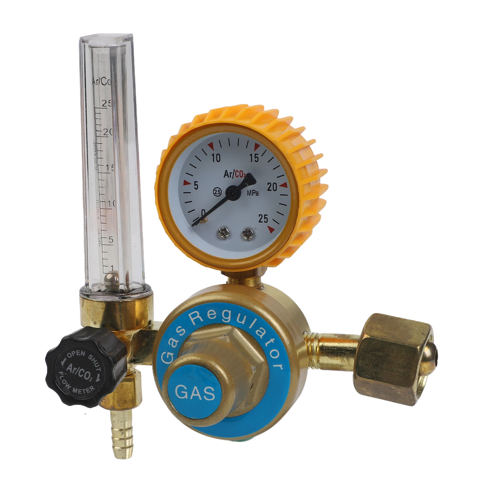 Pressure reducer accessory For YQAr-731L with pressure gauge and flow meter for argon gas cylinders used in welding