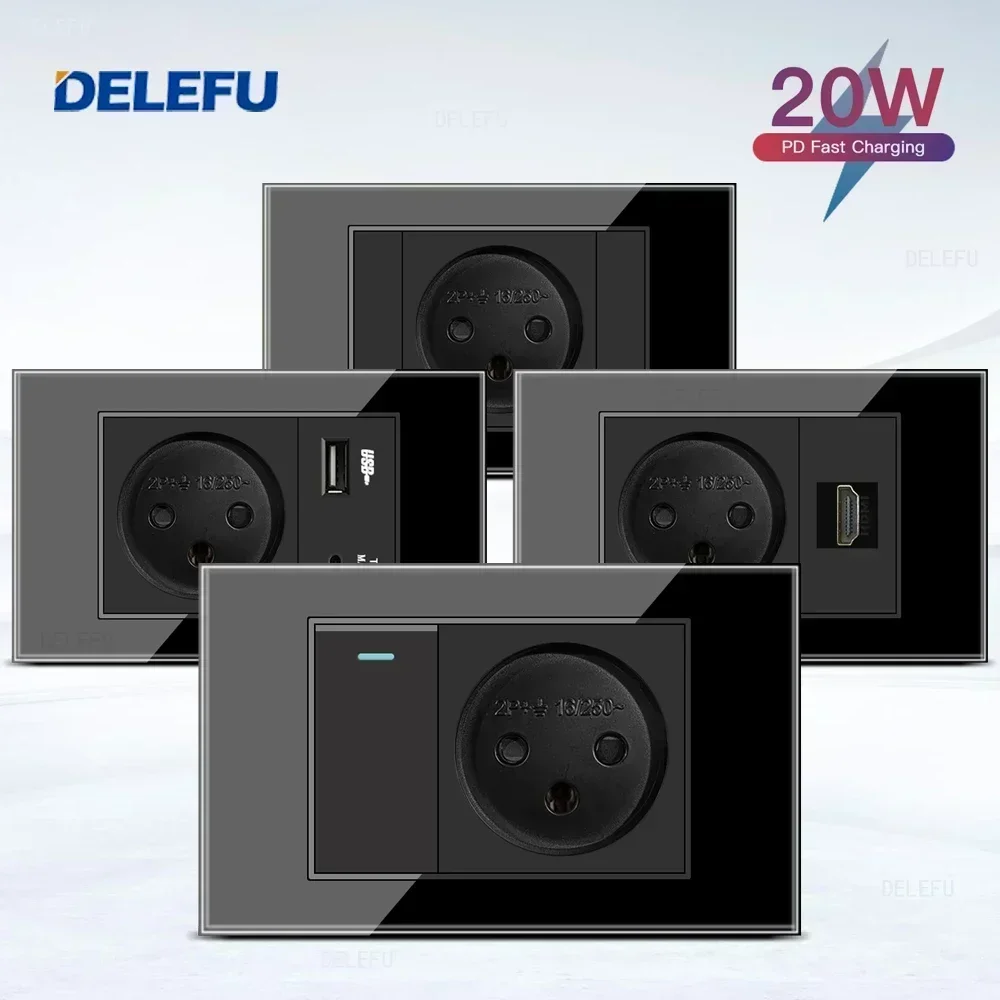 Delefu Black Temper…