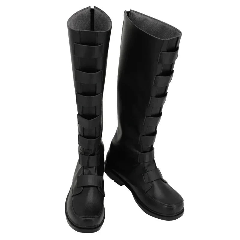 Jedi Master Qui Gon jinn Cosplay Shoes Boots Adult Men Halloween Party Custom Made Q