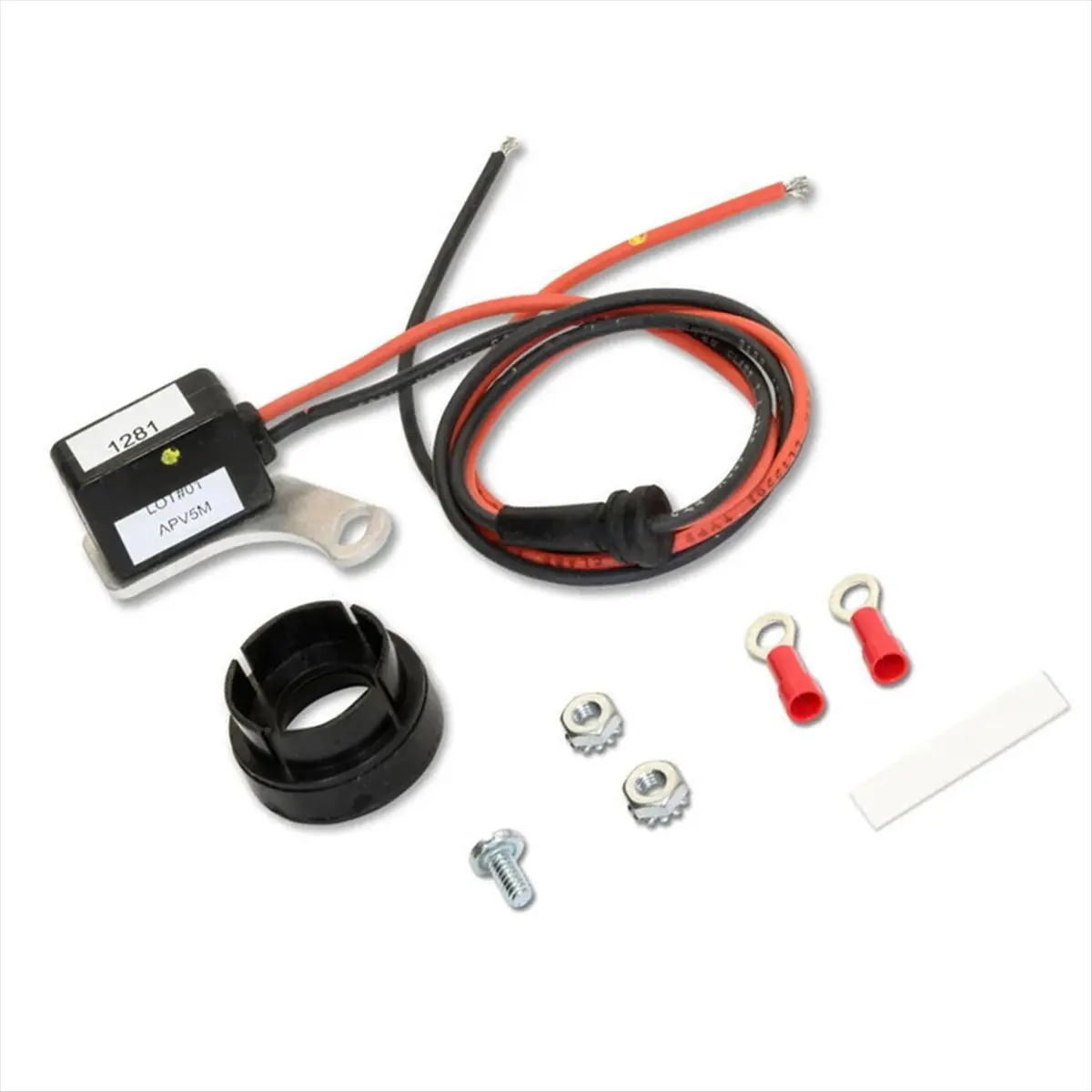 Compatible Points to Electronic Conversion Kit 1281 Ignitor for V8 Engine Parts 1957-1974 Exhaust Systems