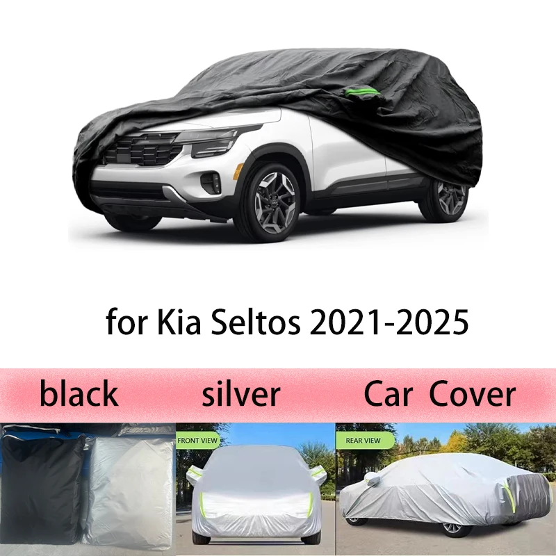 

Car Covers Custom Fit for Kia Seltos 2021-2025 Waterproof All Weather for Automobiles Rain Snow Sun Protector Indoor Outdoor
