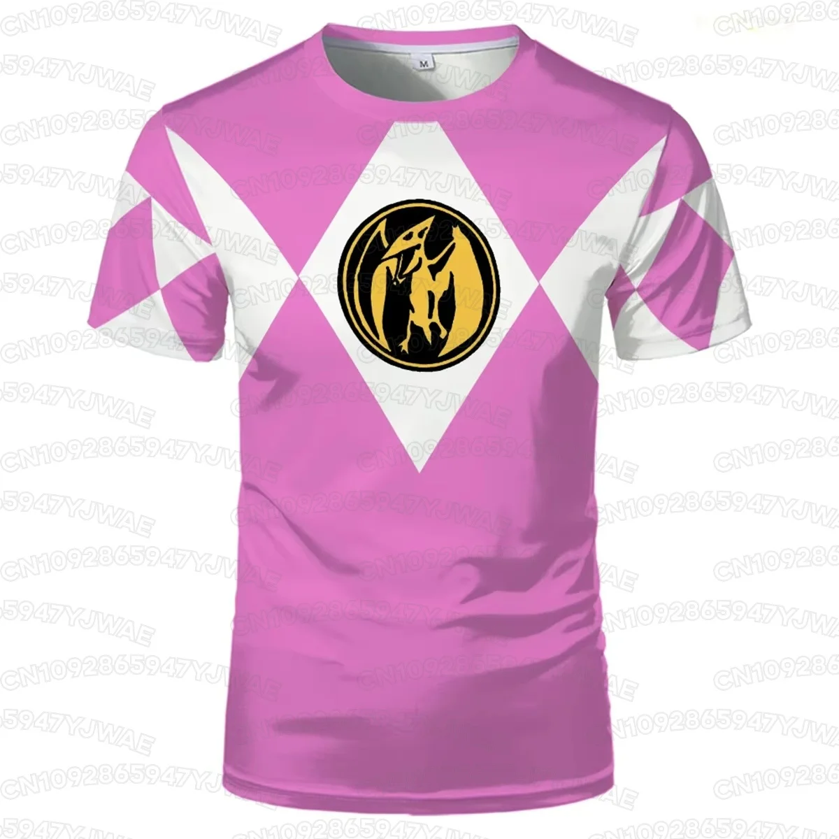 Sommer Mehrfarbiges Ranger Power Ranger T-Shirt Outdoor Fitness Training Top Erwachsenen Kampfsport Kinder Kurzarm T-Shirt – Detail 8