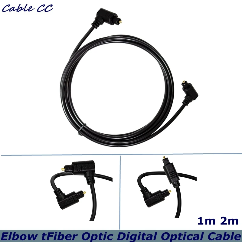 

90 Degree Ebow Vention Digital Optical Audio Cable Toslink SPDIF Coaxial Cable for Xbox PS4 Amplifiers Soundbar Fiber Cable