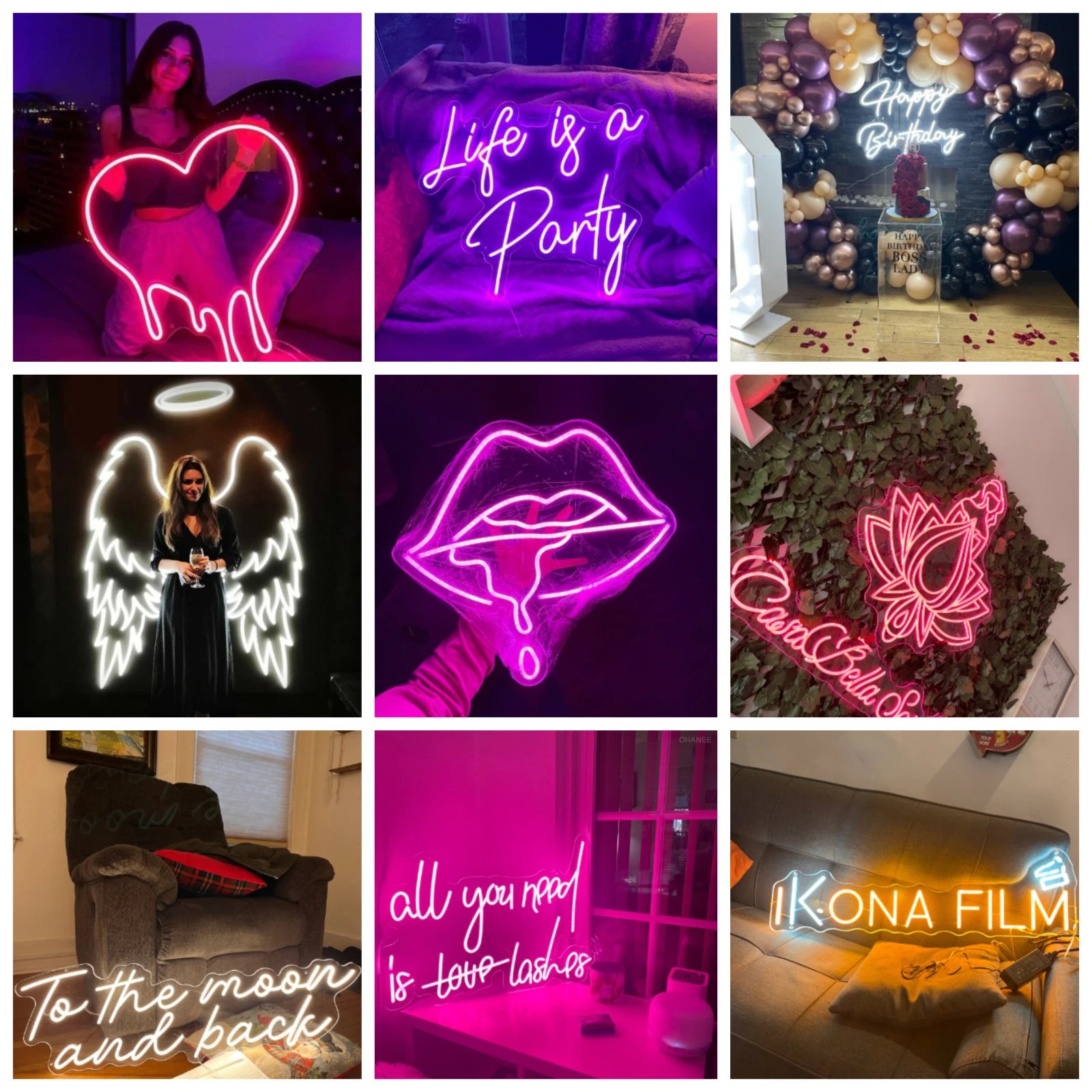 Private Custom Neon Sign Personalised Business Logo Name Design Room Wall LED Light Birthday Party Wedding Decoration Night Lamp