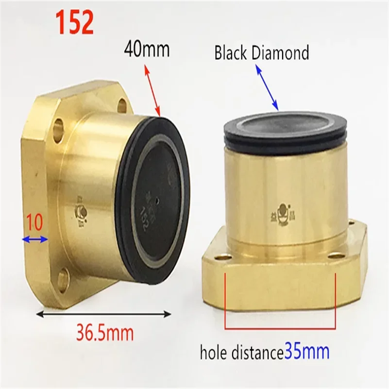 

CNC Wire Cutting Machine Parts Wirecut Black Gemstone Guide Wheel Assembly 152 Outer Diameter 40MM