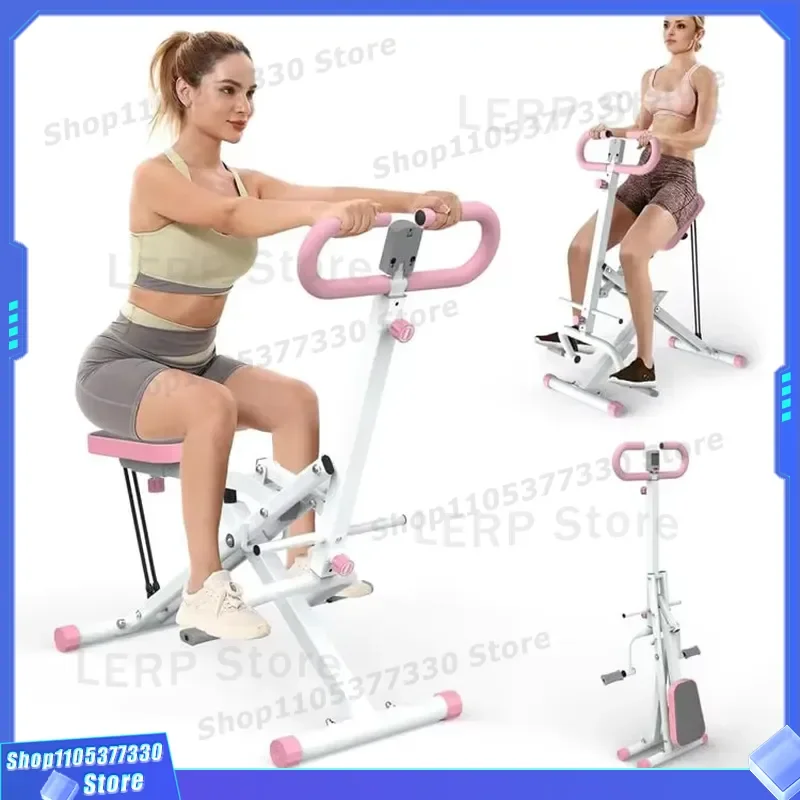 Home Gym Horse Riding Simulator Cardio Fitness Equipment Abdominal Trainer Buttock Squat Machine Unisex Body Shaping Device