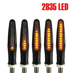 2835SMD 12v 12 LED Motorcycle Turn Signals Light Indicator for Moto Tuning Garupa Virago 535 Approved Motorcycle Turn Signals