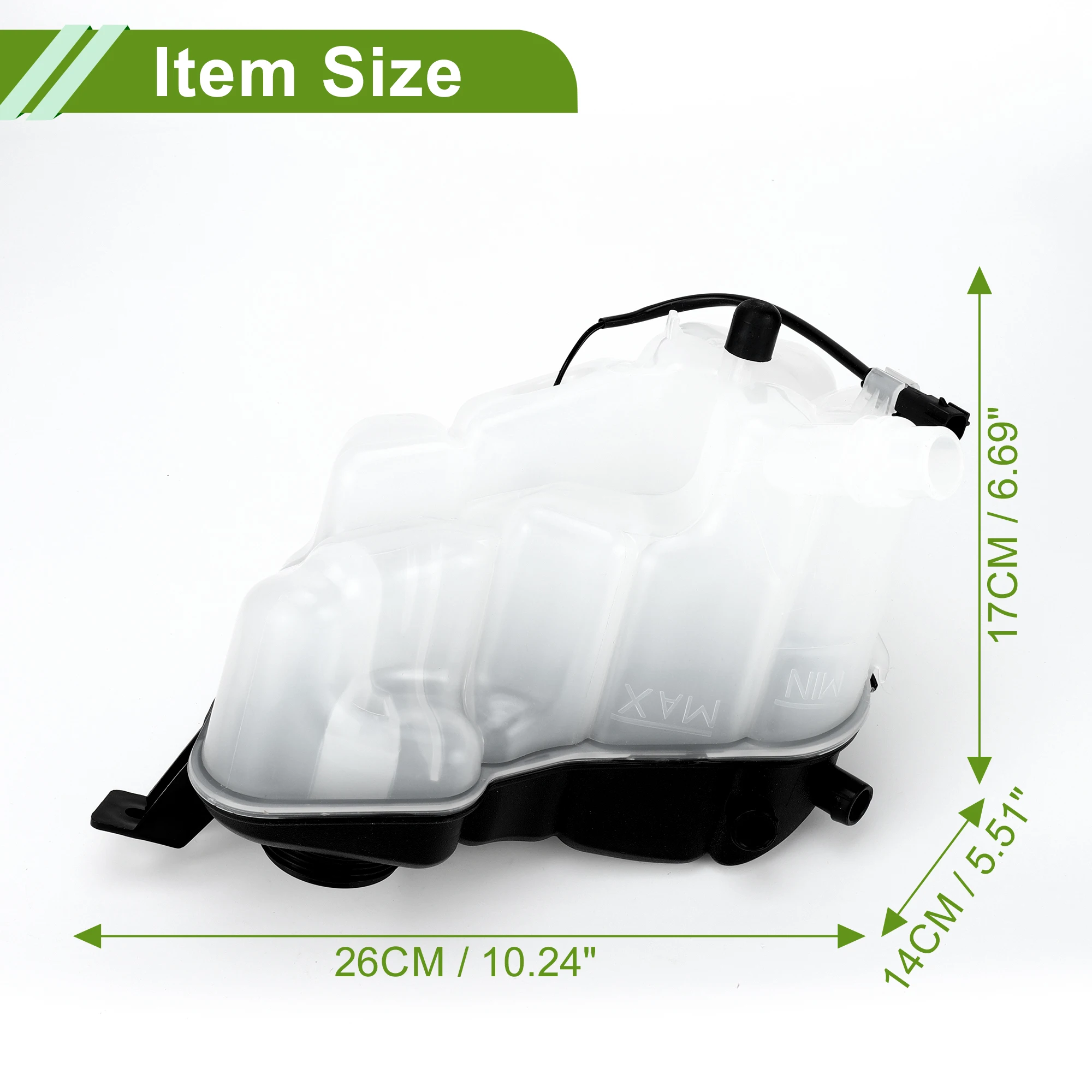 

UXCELL No LR060349 Расширительный бак охлаждающей жидкости для Land Rover Discovery Sport 2,0 л, термостойкий радиатор охлаждающей жидкости