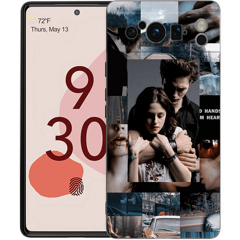 تبو لينة سيليكون حالة للصدمات لجوجل بكسل 8 ، 7 ، 6 ، برو ، 8a ، 7a ، 6a ، أسود ، ملحمة الشفق