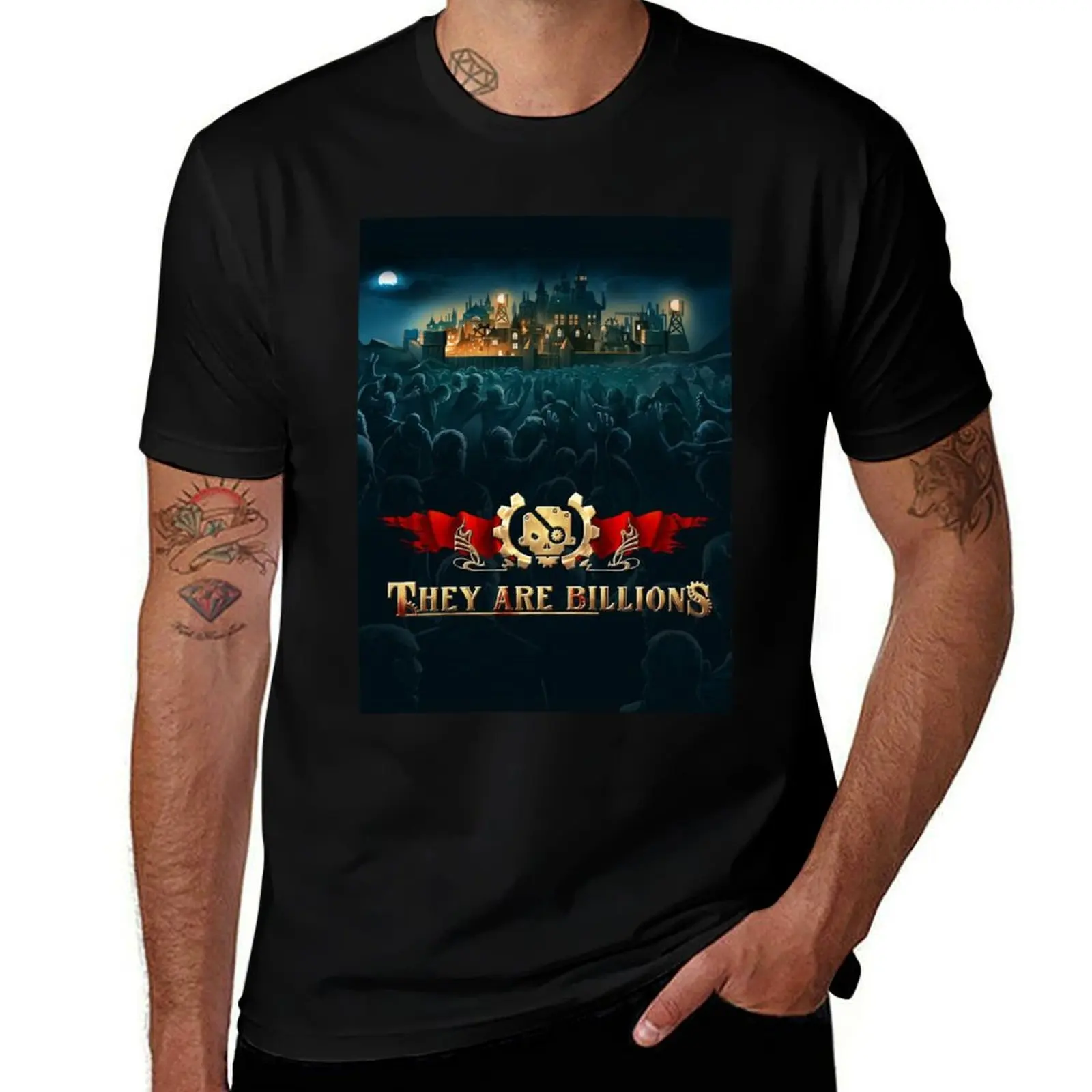 They are billions T-Shirt hippie clothes graphic t shirt vintage mens graphic t-shirts hip hop