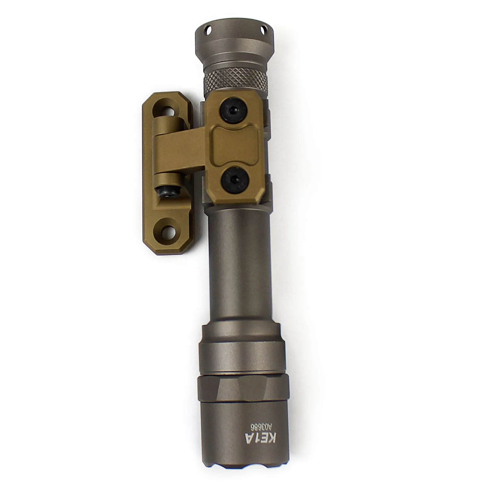 SOTAC M300B/M600B/M600C Tactical Flashlight Picatinny Mount With Weaponlight Mlok Mount For 20mm Rail 6
