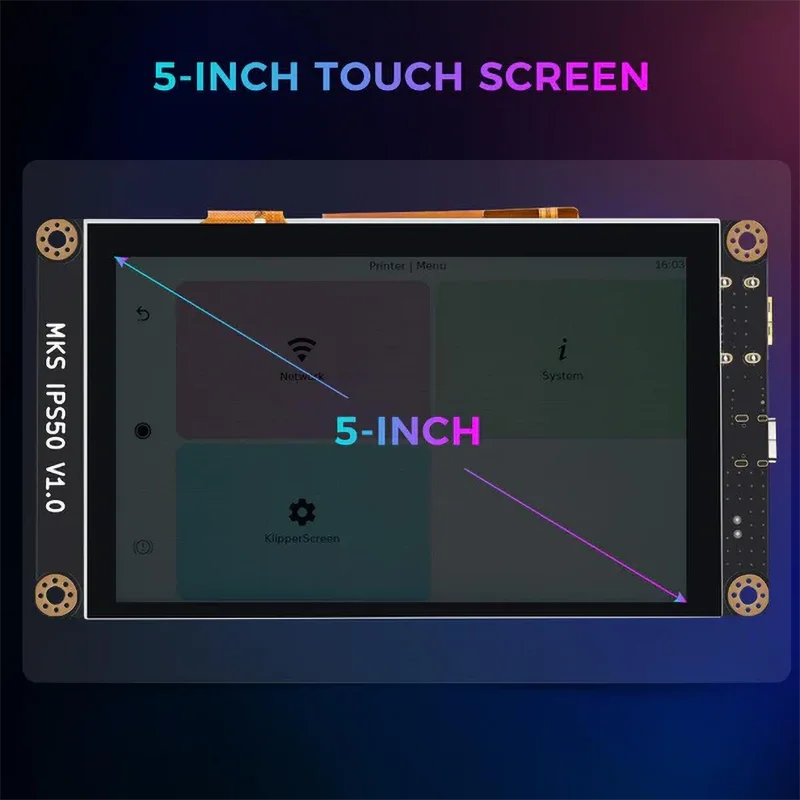 Imagem -03 - Tela Capacitiva Klipper Sv08 Ips50 5