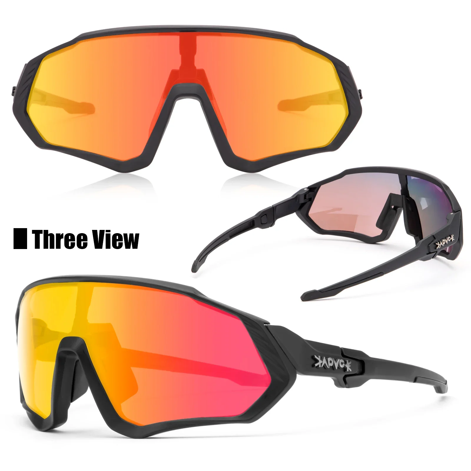 Kapvoe Cycling Sunglasses Polarized Men Women Climbing Fishing Hiking for Bike Glasses Safety Eyewear Cycl Outdoor Sport Goggles